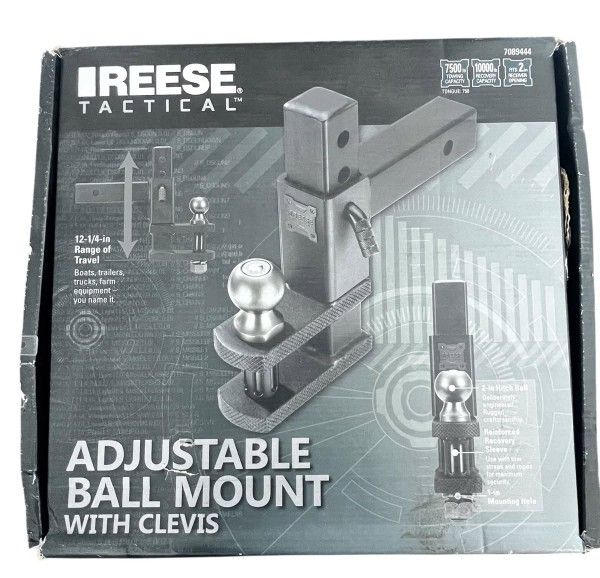 Reese adjustable ball hitch