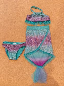toddler mermaid swimsuit - 3 piece