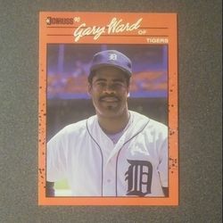1990 Donruss Gary Ward Detroit Tigers #621 Baseball Card Vintage Collectible Trading Sports MLB Major League Professional Pro