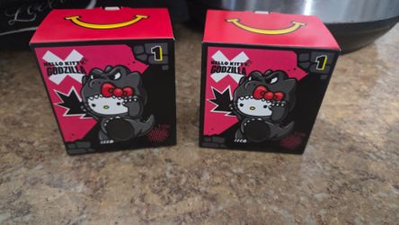 Hello Kitty Godzilla McDonald's Toys