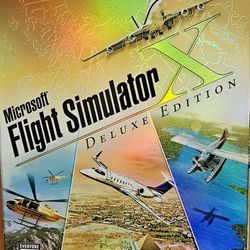 DVD .Microsoft Flight Simulator X Deluxe Edition 