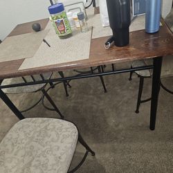 Dining table with 4 chairs