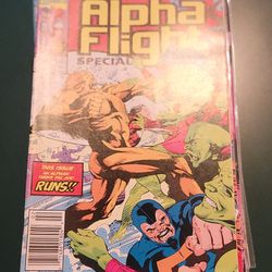 Alpha Flight Comic Book Lot