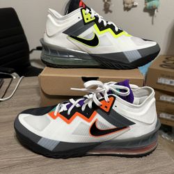 Size 12 - Nike LeBron 18 Low Air Max 95 Greedy