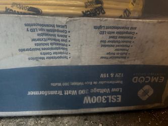 Selling 2-300W transformer for landscape brand new