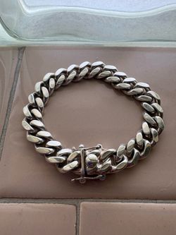 925 Cuban Link bracelet