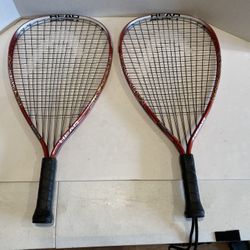 Pair of Head Ti-Demon Racquetball Racquets