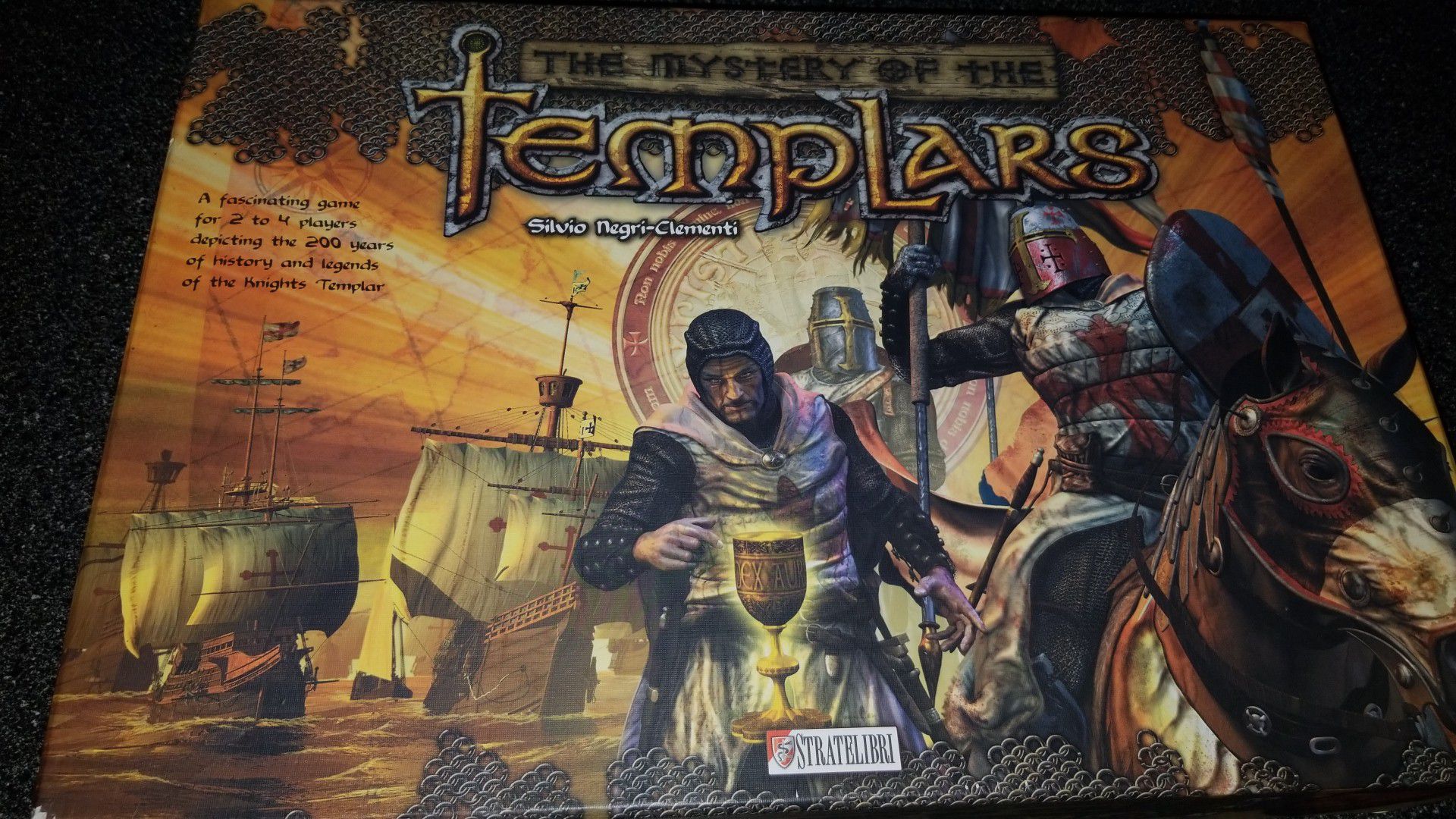 Mystery of the Templars Board Game Opened Unused