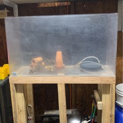 50 Gallon Acrylic, Fish Tank With Stand And Electric Hub