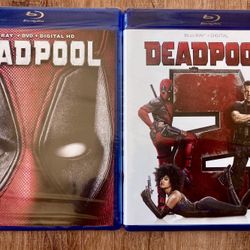 BOTH FOR $15 Brand New Deadpool + Deadpool 2 Blu Ray