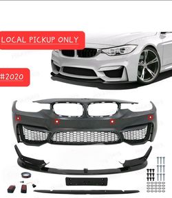 ➿️ Front Bumper Cover Grille Lip Spoiler To M3Style For BMW 3 Series F30 2012-19  #2020
