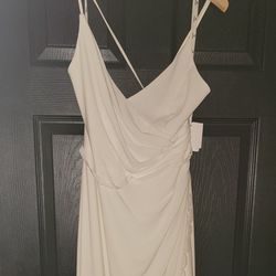 Formal White Dress Size 10 