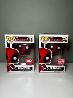 Funko Pop Deadpool #123 Marvel Collector Corps Exclusive (x2)