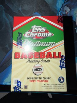 Topps chrome platinum baseball