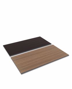 Reversible Laminate Table Top, Rectangular, 59.38w x 29.5d, Espresso/Walnut