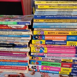 Archie Library Archie Digest Library Lot of Jughead Betty Veronica Laugh Book