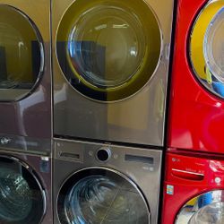 LG ThinQ Washer And Dryer Gas