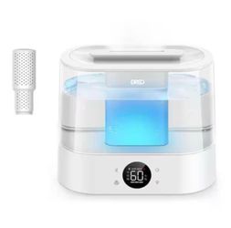 DREO 1.06 Gallon White Smart Cool Mist Humidifier, 40H Runtime, Top-Fill, 28dB Quiet - Retail $55