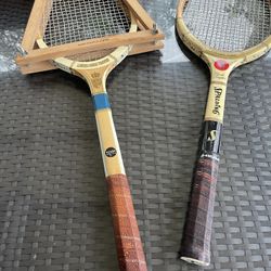 2 Vintage Tennis Racket .. 