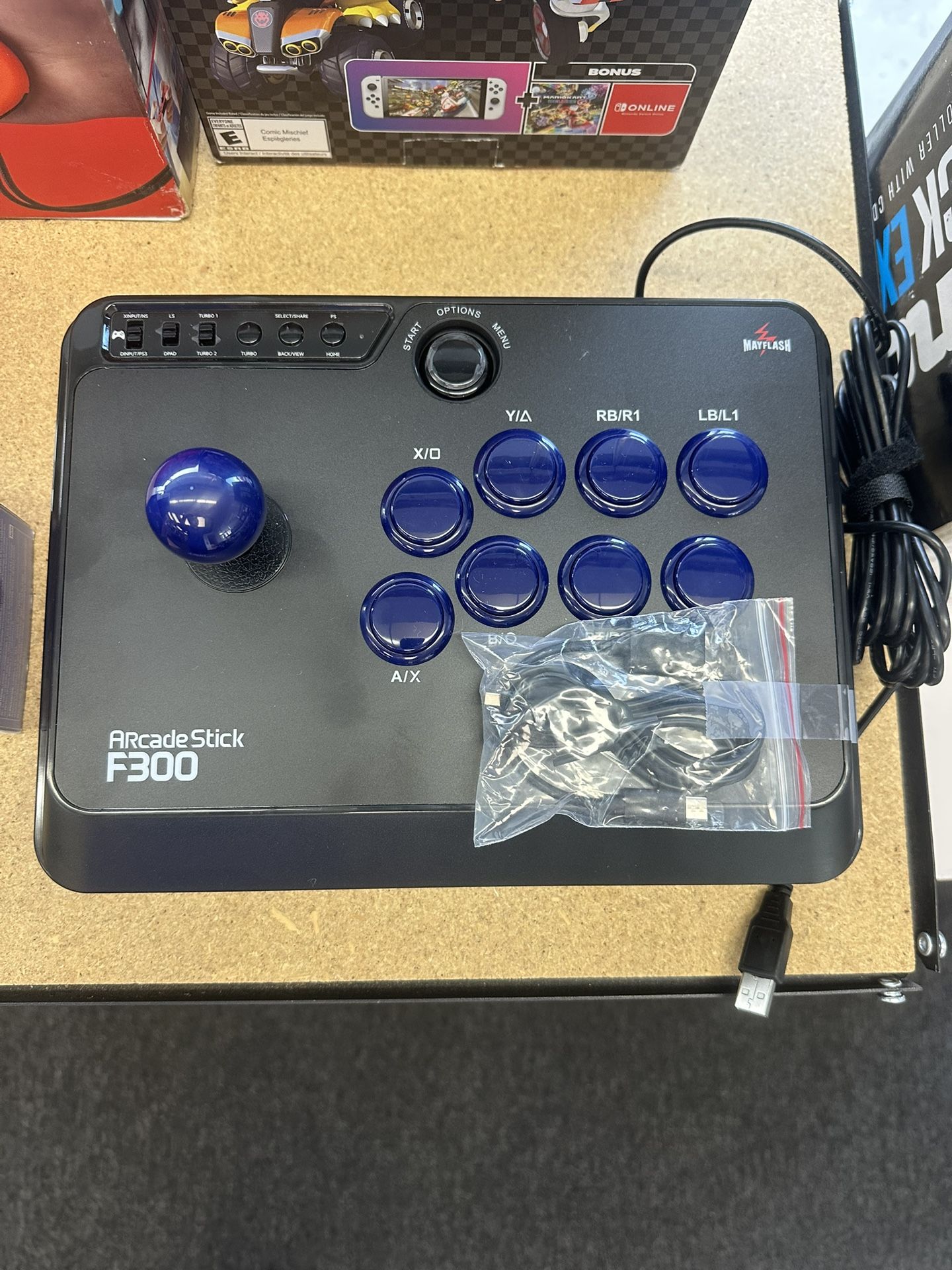Mayflash Arcade Stick F300 Arcade Flight Joystick