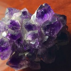 Deep Purple - Violet, Amythyst Crystal Geode 