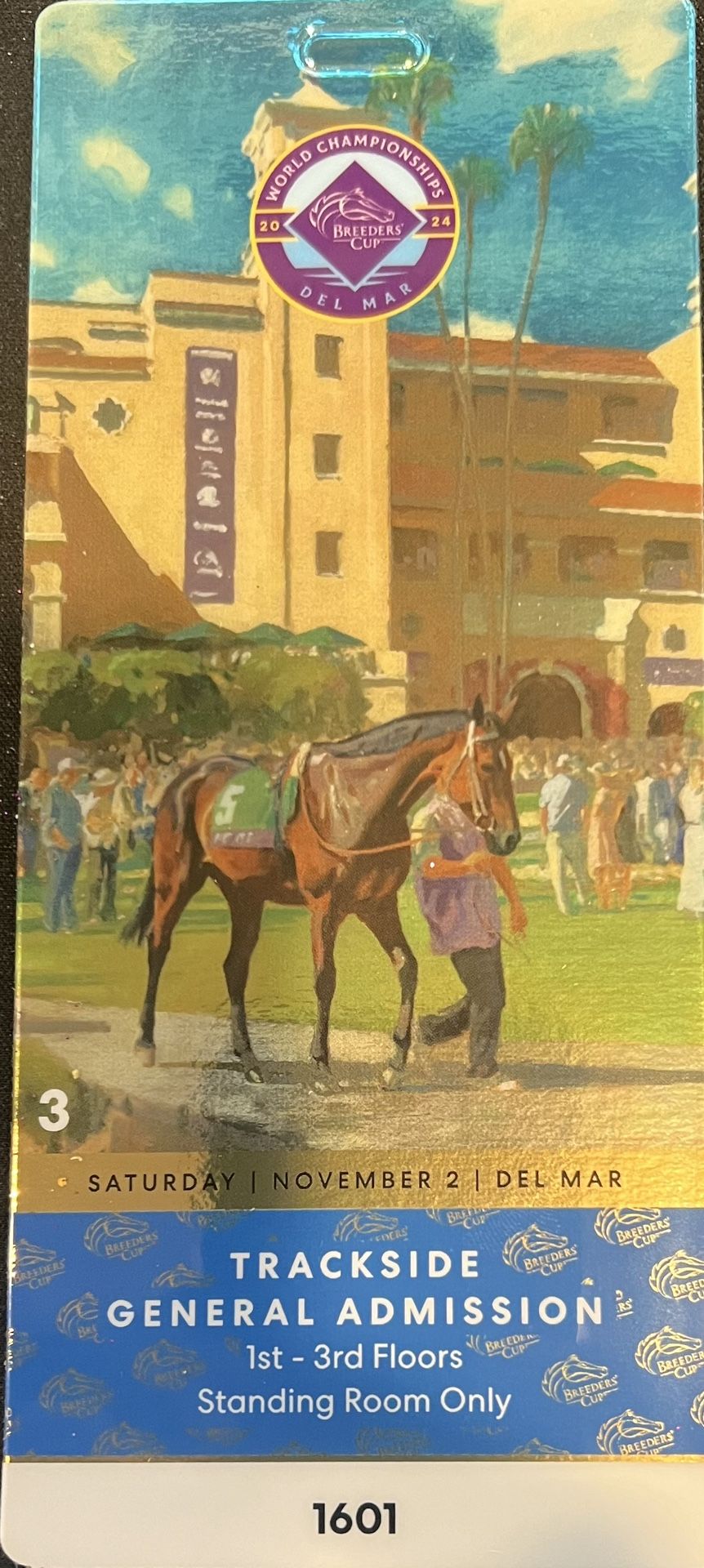 Breeders Cup Trackside General Admission Saturday