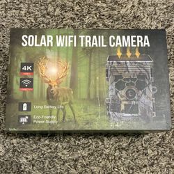Solar-Powered WiFi Trail Camera – 4K Video, 46MP Photos, No Battery Hassle!