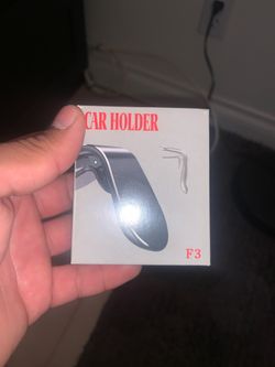 Magnetic phone mount for AC car vent