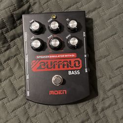 Moen BS-BA 2 Buffalo Bass Guitar DI w/ Headphones Out Parametric EQ