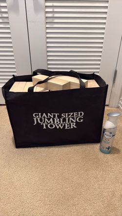 Giant Sized Jumbling Tower Game