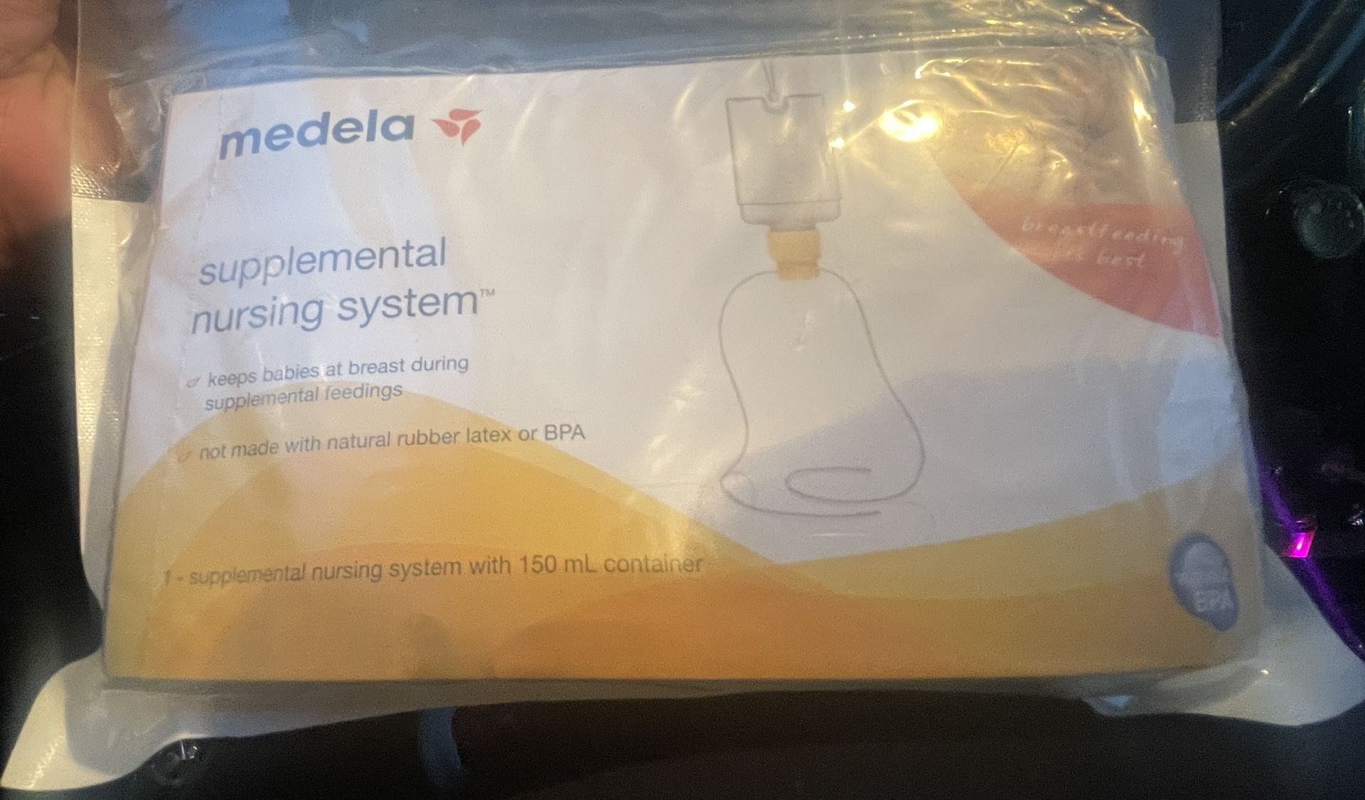 Medela Supplemental Nursing System Feeding Tube Device and - Main Image