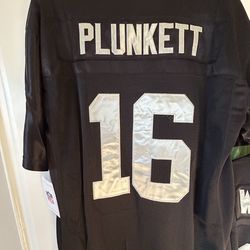 Plunkett Raiders Jersey's M L XL