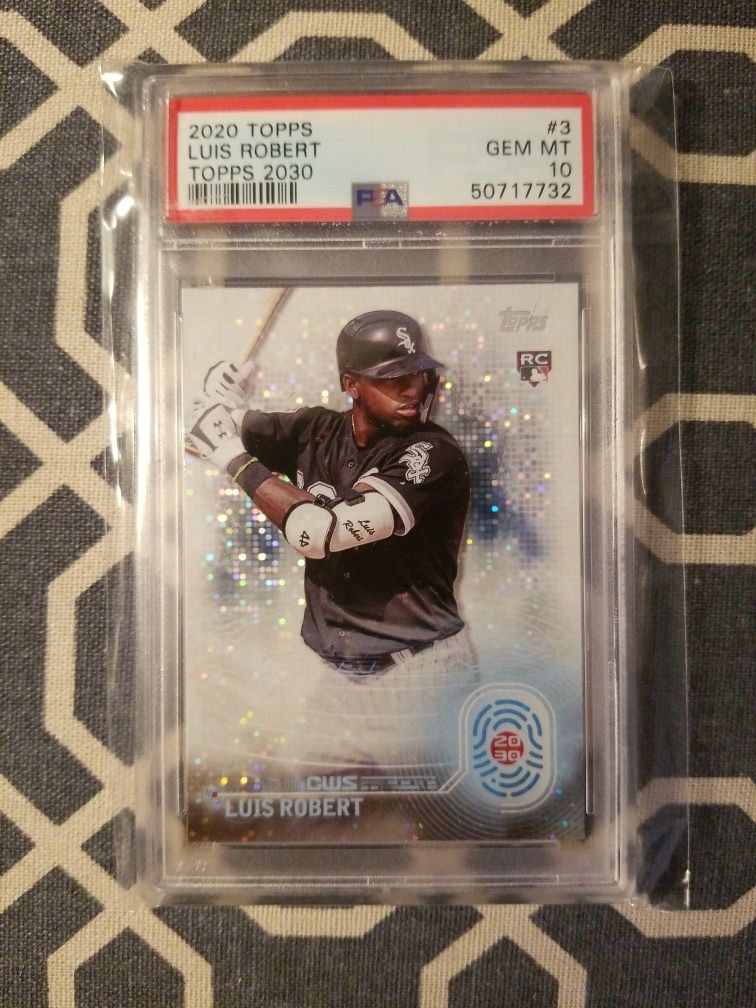 LUIS ROBERT 2020 TOPPS 2030 PSA 10 RC CHICAGO WHITE SOX