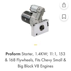 Performance Starter Chevy Small And Big Block 
