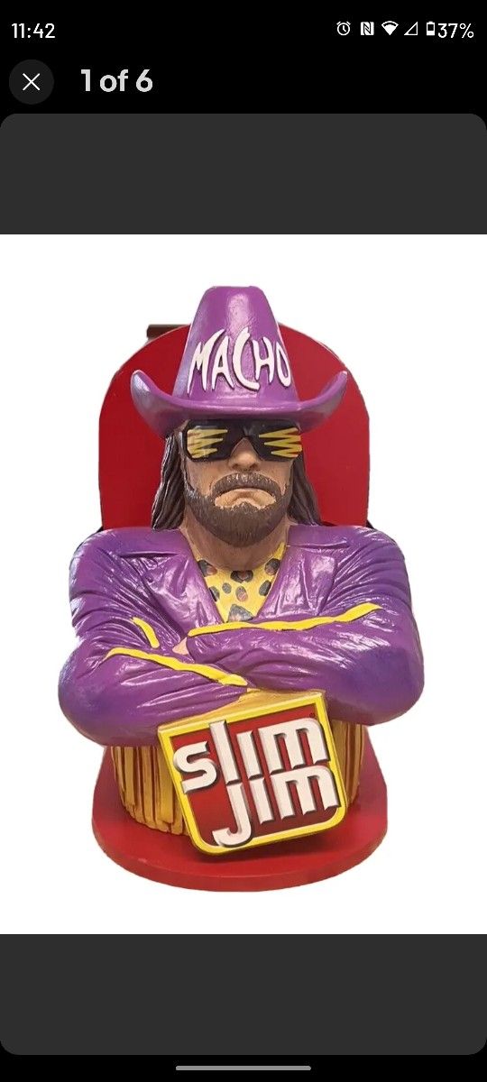 Macho man Randy Savage Slim Jim Display!!