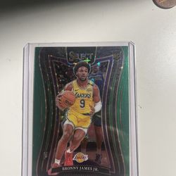 2024-2025 Panini Select Basketball Bronny James Jr