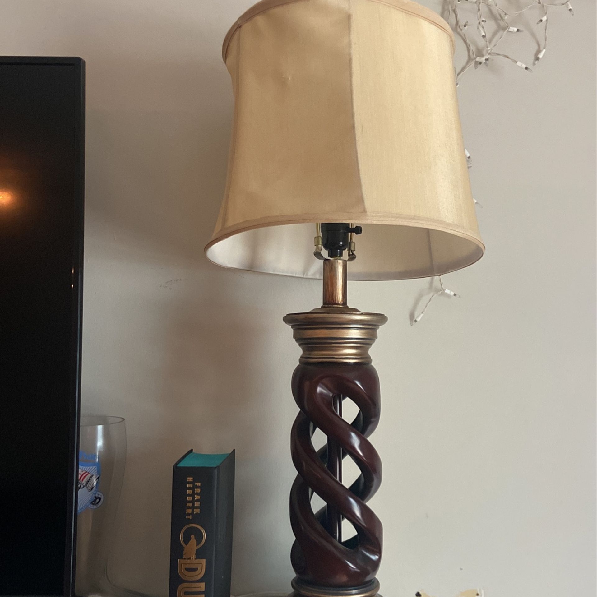 Old School Twisted Lamp