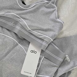 Grey Alo set women’s size S