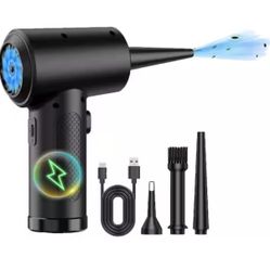 Newhouse Electric Cordless Air Duster NHAD-BR-001, 3-Speed Blower for Car, Computer Cleaning, Rechargeable