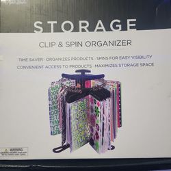 Clip & spin organizer