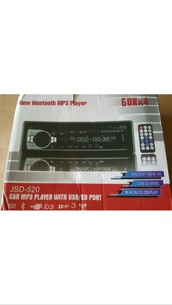 Bluetooth Vehicle MP3 Player Stereo with FM Radio