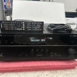 YAMAHA TSR-6750 7.1 CH AV RECEIVER HDMI 7 CH AMPLIFIER W REMOTE