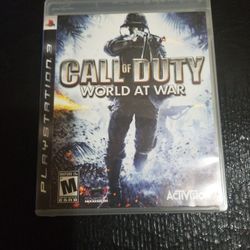 Call of Duty World at War PS3 Video Game