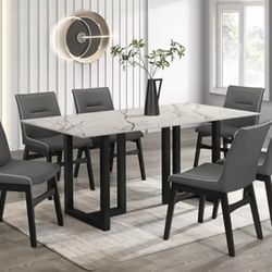 Porcelain Dining Table Set 