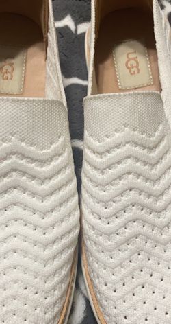 UGG White Shoes Size 9