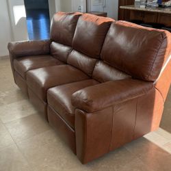 Lather Couch & Coffee Table