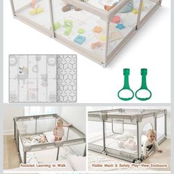 Zeebaba Baby Playpen With Mat!