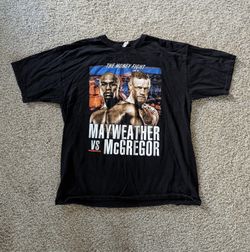 Mayweather VS McGregor 2017 The Money Fight UFC Promo Boxing Sz X Large T-shirt 