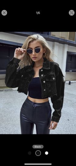 Black Jean Jacket 
