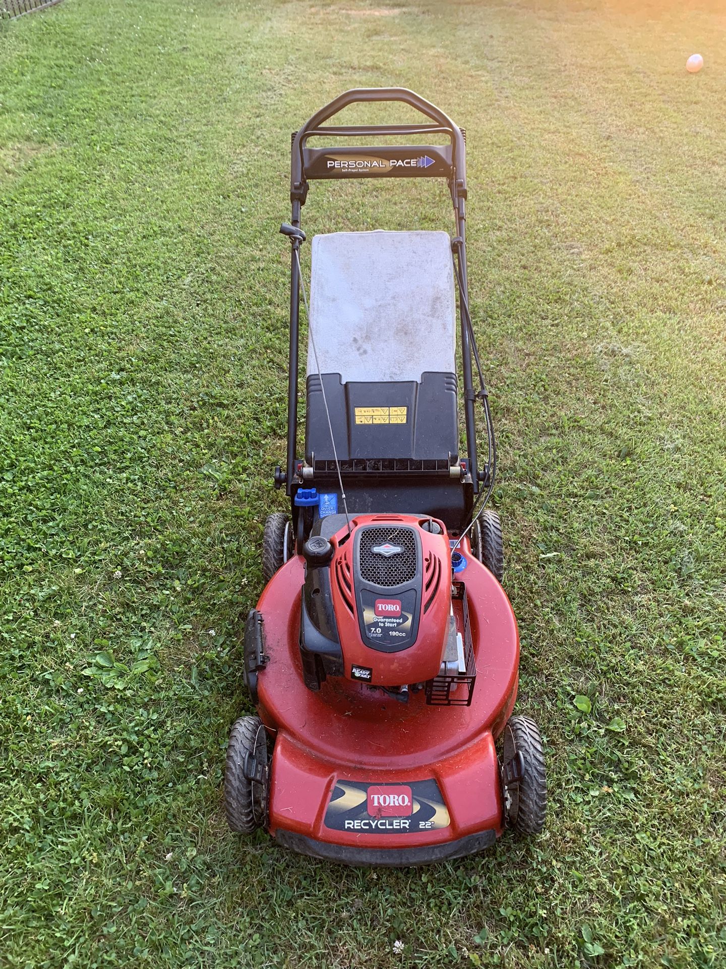 22 Toro Self Propelled Lawn Mowed / Self Propelled Does Not Work (Read Description)